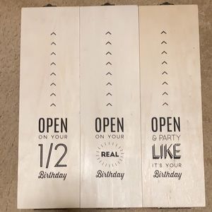 Funny Liquor/Wine Wooden Gift Box